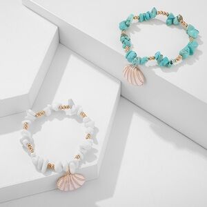 Beach babe bracelet set